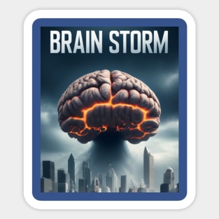 Brain Storm Sticker